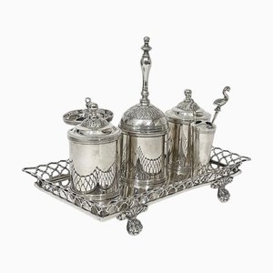 Portuguese Silver Inkstand, 1800s