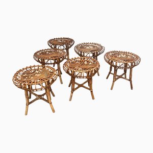 Hocker von Franco Albini, 1960er, 6er Set
