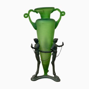 Amphora Vase with Satyrs