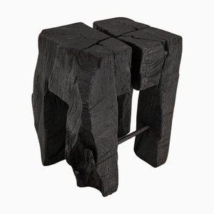 Table d'Appoint Sculpturale Rustique par Logniture