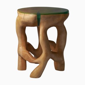 Skulpturaler Beistelltisch aus Holz von Logniture