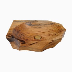 Lavabo da bagno Live Edge in legno di Logniture