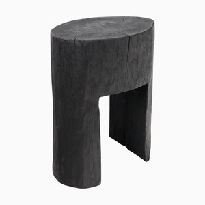 Rustic Sculptural Side Table by Logniture