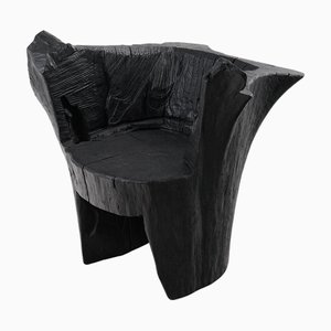 Brutalist Sculptural Armchair by Logniture