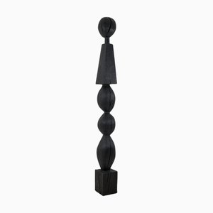 Still Stand Escultura de madera biomórfica abstracta de Logniture