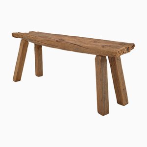 Reclaimed Oak Wood Bench by Logniture