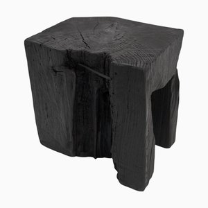 Table d'Appoint Sculpturale Rustique par Logniture