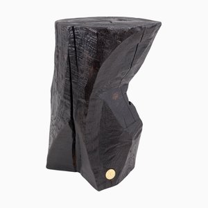 Rustic Sculptural Side Table by Logniture