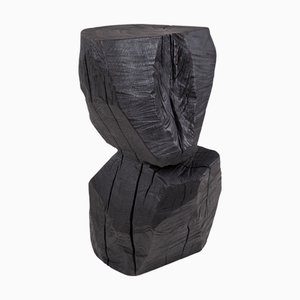 Table d'Appoint Sculpturale Rustique par Logniture