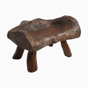 Carved Stool by Logniture