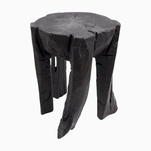 Burnt Wood and Oak Coffee Table by Logniture