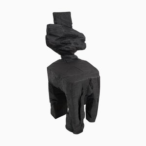 Brutalist Sculptural Stool by Logniture
