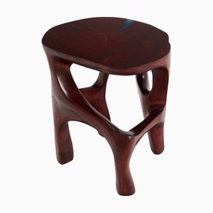 Table d'Appoint Sculpturale en Bois par Logniture