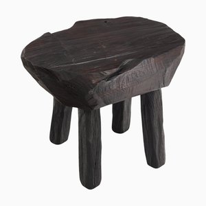 Rustic Sculptural Side Table by Logniture