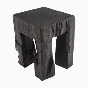 Table d'Appoint Sculpturale Rustique par Logniture
