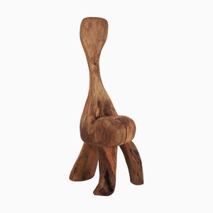 Sculptural Carved Chair by Logniture