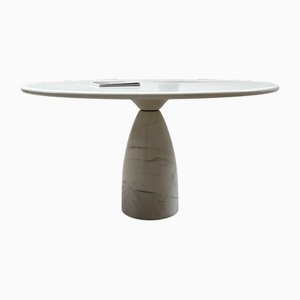 Round Marble Finale 1790 Dining Table by Peter Draenert, Germany, 1970s