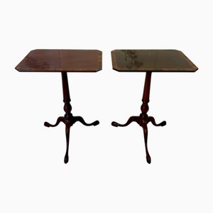 Vintage Beistelltische aus Mahagoni, 1920, 2er Set