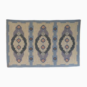 Schwedischer Mid-Century Kelim Teppich von Ta, 1960er