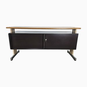 Mueble de oficina con puertas correderas de Olivetti Synthesis, 1970