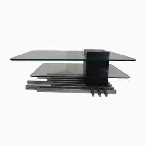 Couchtisch aus gehärtetem Glas von Vittorio Dassi, 1960er
