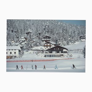 Slim Aarons, Skiing in Seefeld, 1985, C-Print Photograph