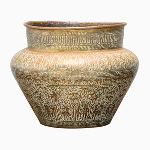 Englischer Jardiniere aus Messing, 1930er