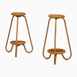 Supports pour Plante Mid-Century, 1960s, Set de 2