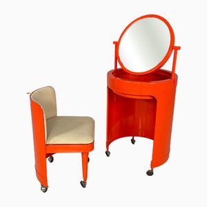 Moderner italienischer Konsolentisch mit Spiegel von Silvi für Studio Kastilia, 1980er