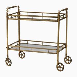Chariot à Boissons en Laiton, 1930s
