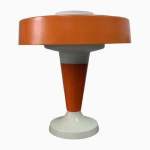 Vintage Orange Table Lamps, Set of 2