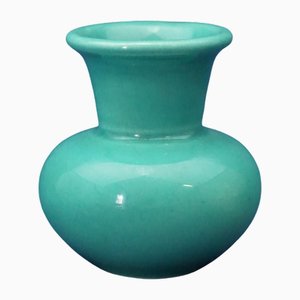Wiener Secession Glasierte Keramikvase von Michael Powolny für Wiener Keramik, Österreich, Frühe 1900er