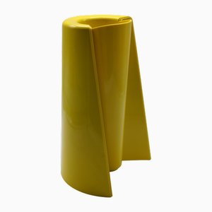 Yellow Pago Pago Vase by Enzo Mari for Officine Alessi, Italy, 1972