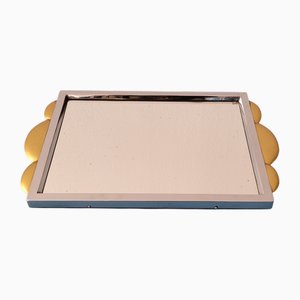 Postmodern Mirrored Tray, 1980s