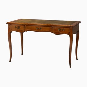 French Cherrywood Bureau Plat, 1950s