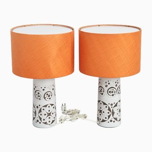 Lampes en Céramique de Toreboda, Suède, 1960s, Set de 2