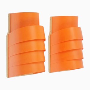 Lampade da parete modello V 311 di Hans-Agne Jakobsson per Ellysett, Svezia, anni '70, set di 2