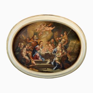 Circle of Sebastiano Conca, Adoration of the Shepherds, 1720, Oil on Canvas