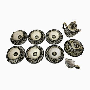 Teeservice von Molaroni Pesaro, Italien, 1920er, 16er Set