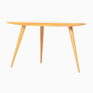 Model 44 Tripod Coffee Table in Oak by Pierre Cruège, France, 1950s