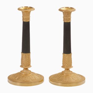 Empire Kerzenständer, Frankreich, 1810er, 2er Set