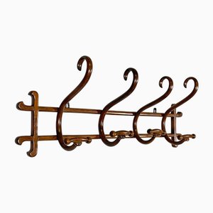 Appendiabiti antico in legno di Thonet, Austria, inizio XIX secolo