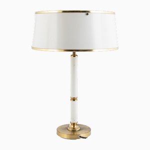 Weiß lackierte Modell 8423 Tischlampe von Boréns, Schweden, 1970er