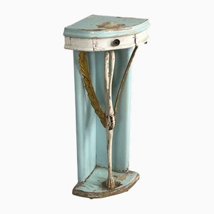 Mid-Century Modern Italian Corner Console Table, 1940s