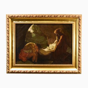 Follower of Anne-Louis Girodet de Roussy-Trioson, Deposition Atala, 1850, Oil on Canvas, Framed