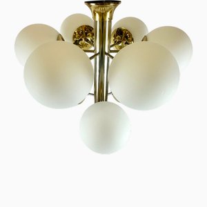 Lustre Atomic Mid-Century en Laiton, 1970s