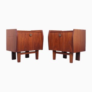 Dänische Vintage Nachttische aus Teak von Fristho, 1950er, 2er Set