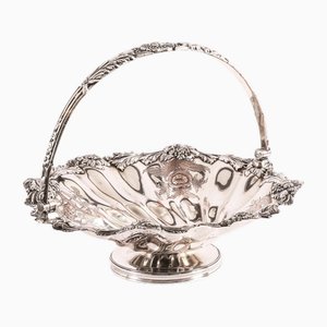 Cesto da frutta antico placcato in Sheffield di Matthew Boulton, inizio XIX secolo