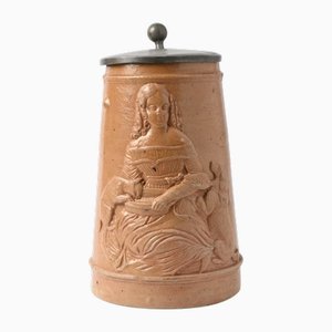 Antique German Beer Stein from Westerwald, 1800s