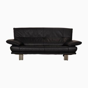 BMP 418 2-Seater Sofa in Dark Blue Leather from Rolf Benz
